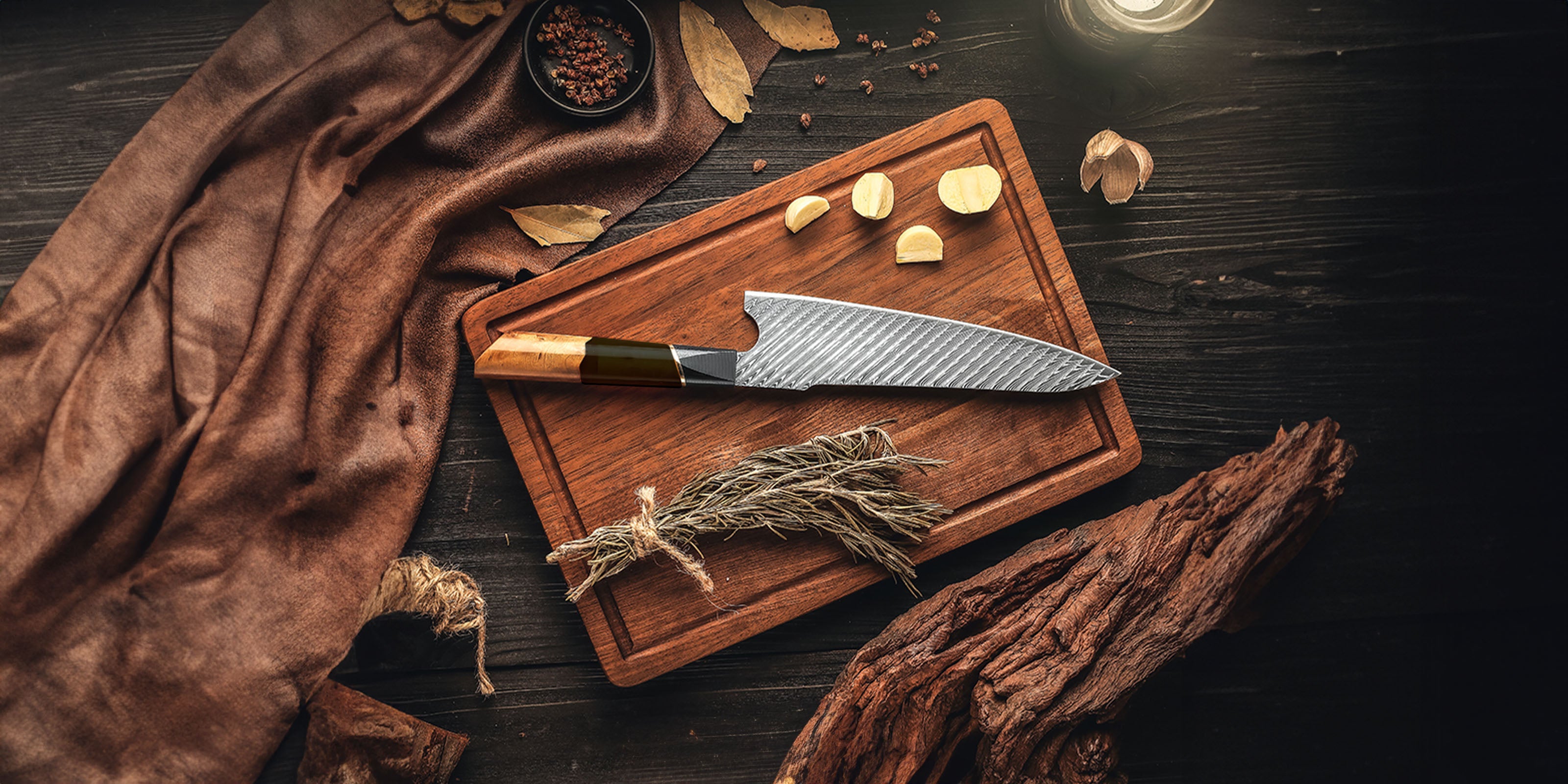 Knife on Cutting Cardboard