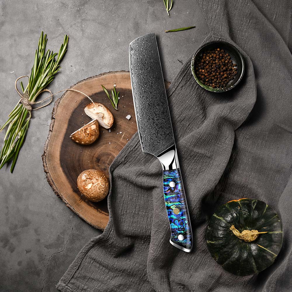 traditional damascus knife