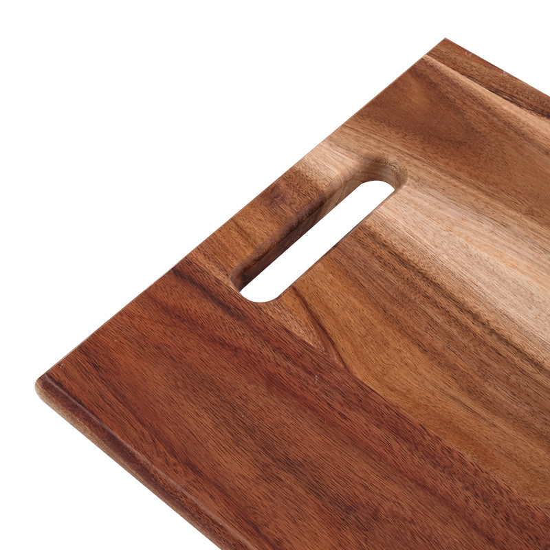 Large Acacia Wood Cutting Board with Hanging Slot – Sleek & Durable for Everyday Kitchen Use