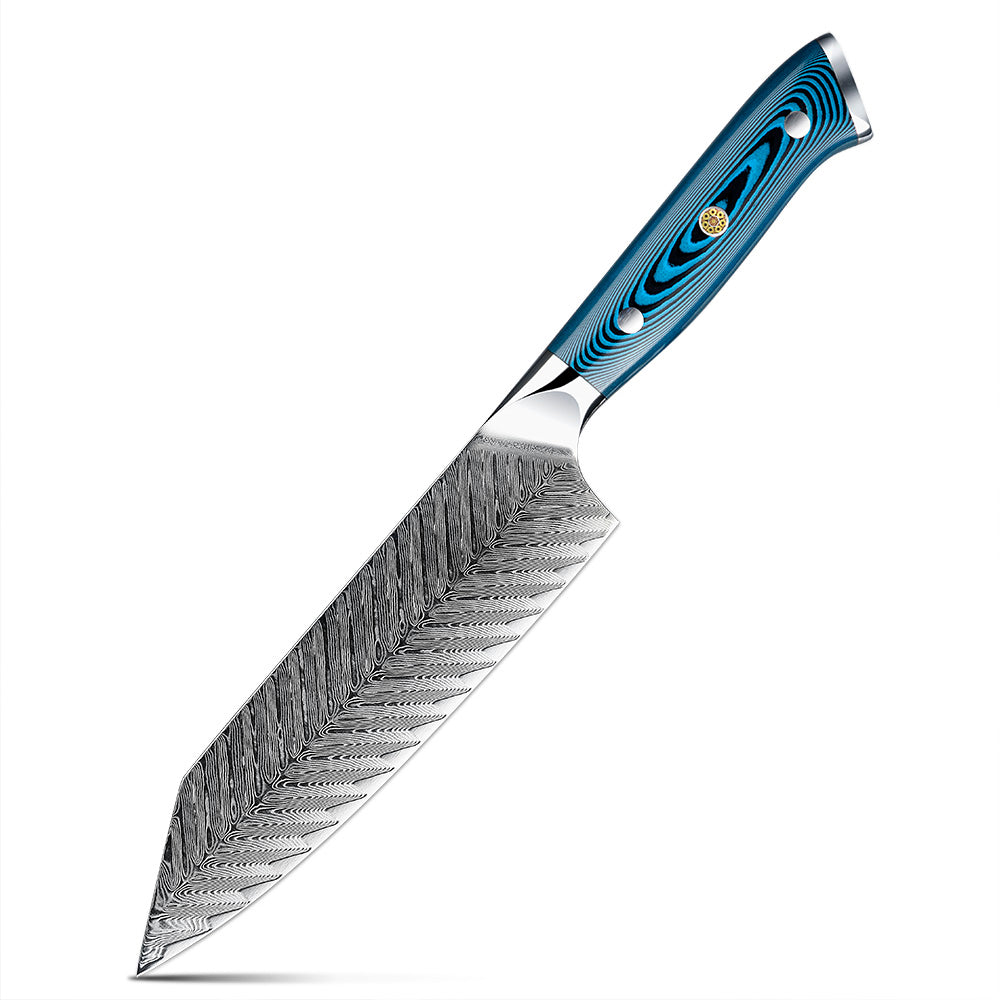 Bunka Knife | Damascus Japanese Kitchen Knife for Everyday Prep